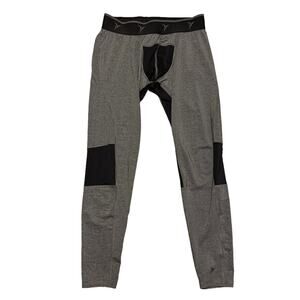 Old Navy Active Gray Black Compression Workout Pants Medium